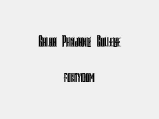 Galah Panjang College