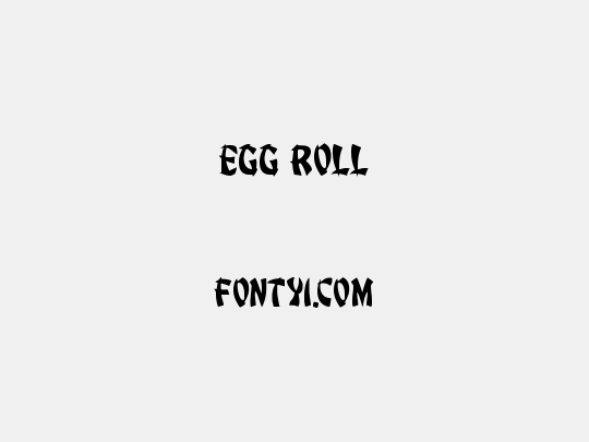 Egg Roll