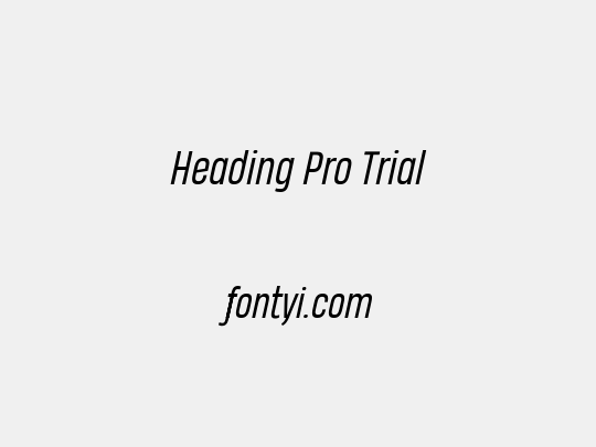 Heading Pro Trial