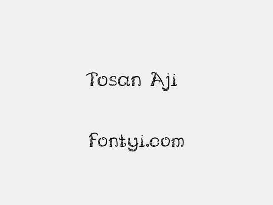 Tosan Aji 