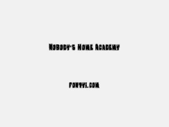 Nobody's Home Academy