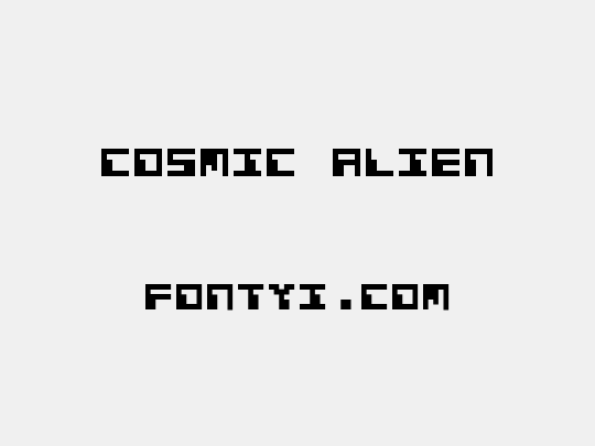 Cosmic Alien