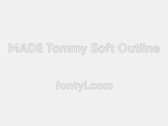 MADE Tommy Soft Outline