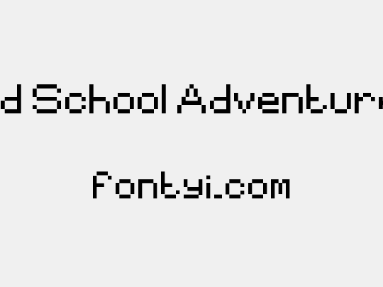 Old School Adventures