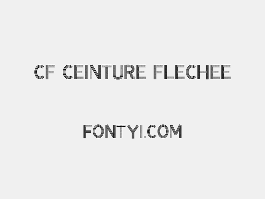 CF Ceinture Flechee