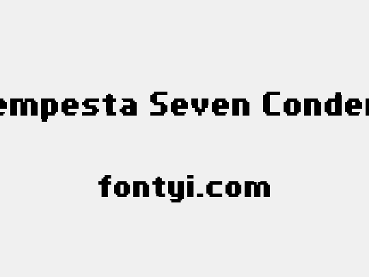 PF Tempesta Seven Condensed