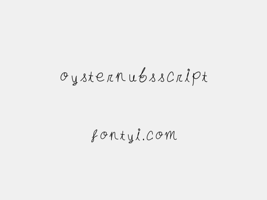 oysternubsscript