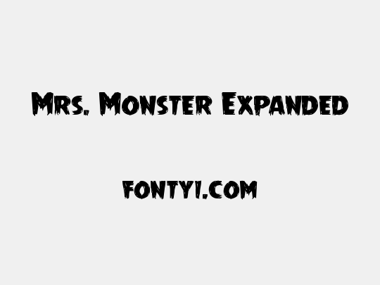 Mrs. Monster Expanded