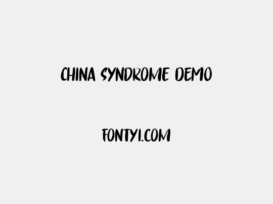China Syndrome DEMO