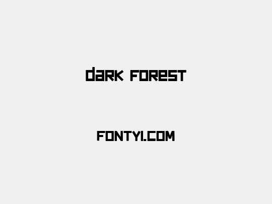 dark forest