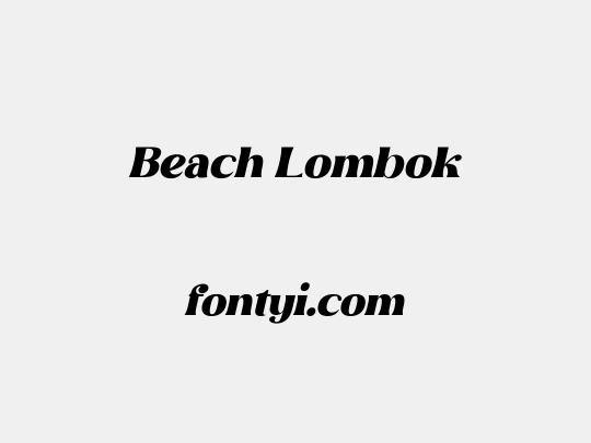 Beach Lombok