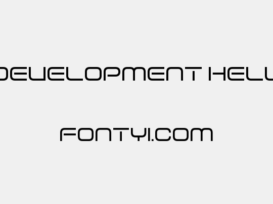Development Hell