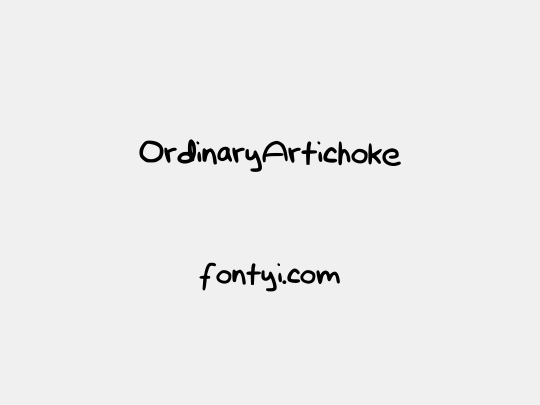 OrdinaryArtichoke