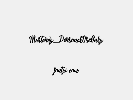 Mustardy_PersonalUseOnly