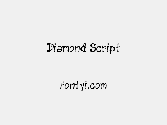 Diamond Script