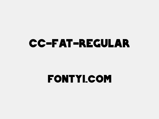 CC-Fat-Regular
