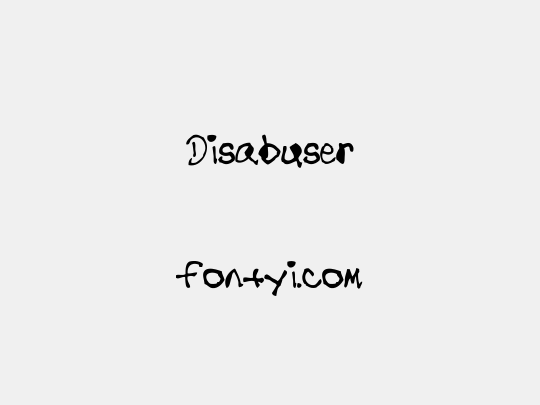 Disabuser