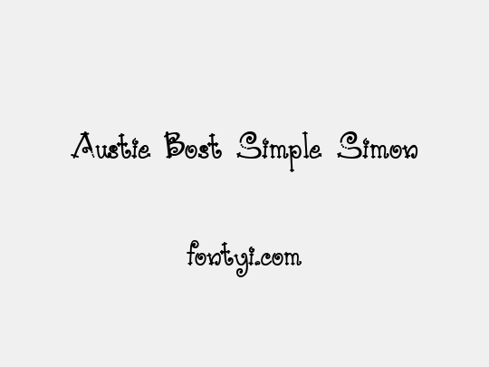 Austie Bost Simple Simon