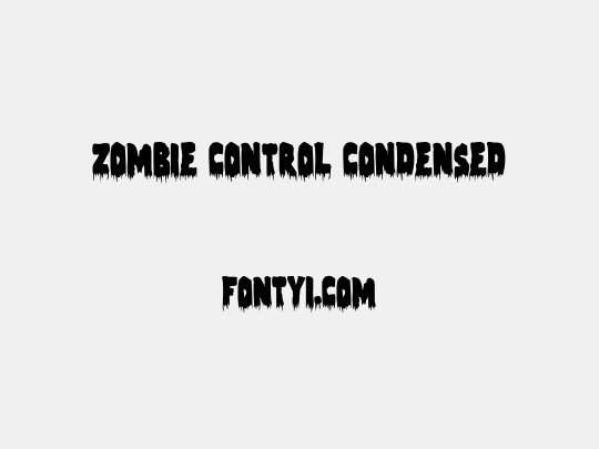Zombie Control Condensed