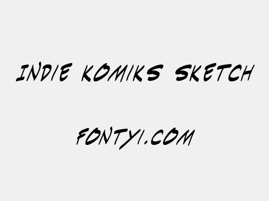 Indie Komiks Sketch