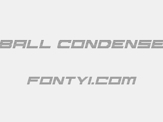 Pocket Ball Condensed Italic