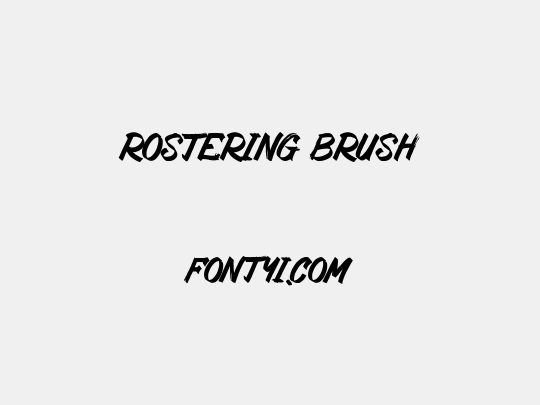 Rostering Brush