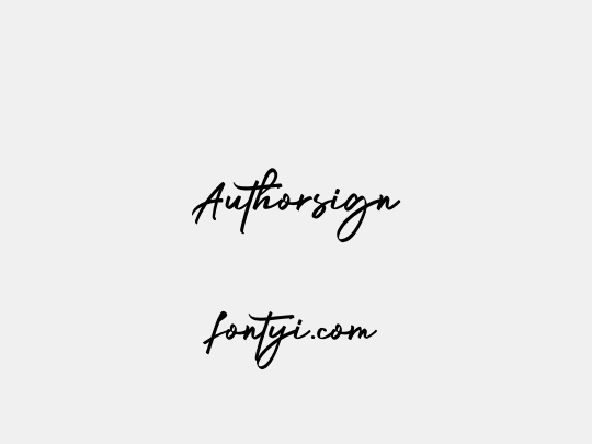 Authorsign