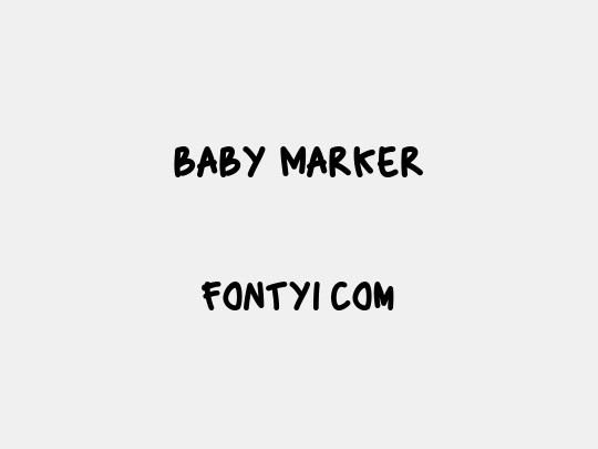 Baby Marker