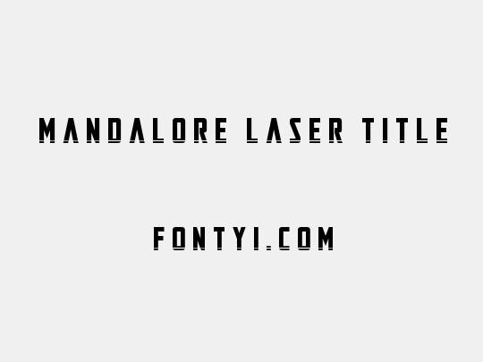 Mandalore Laser Title