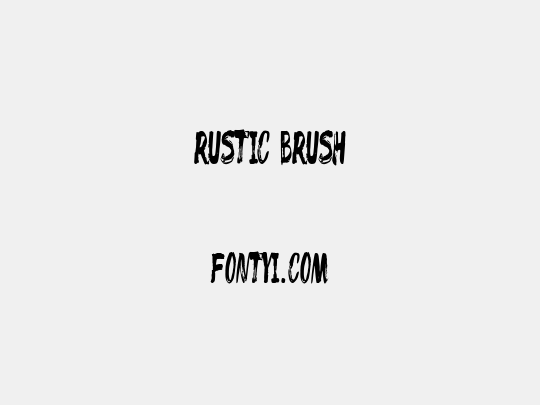 Rustic Brush