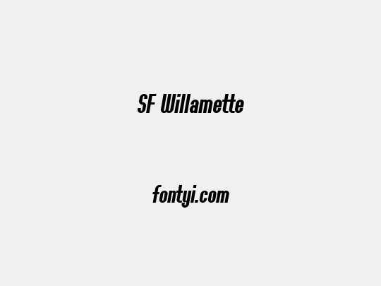 SF Willamette