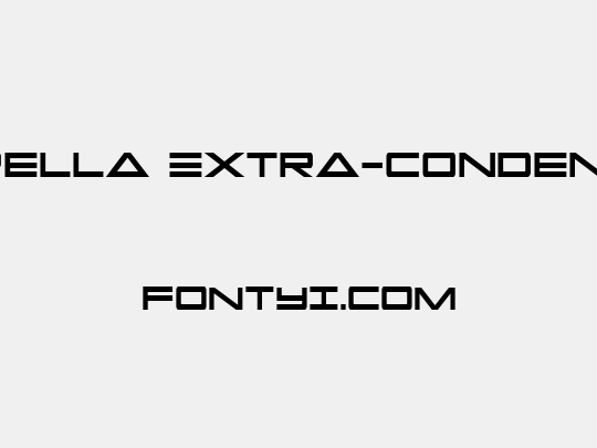 Capella Extra-condensed