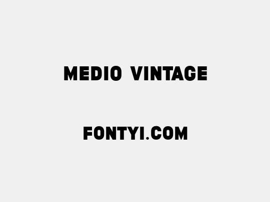MEDIO VINTAGE