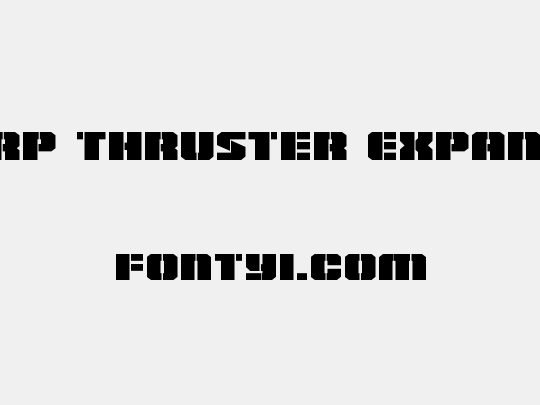 Warp Thruster Expanded