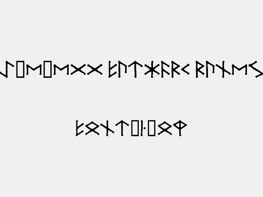 Ice-egg Futhark Runes