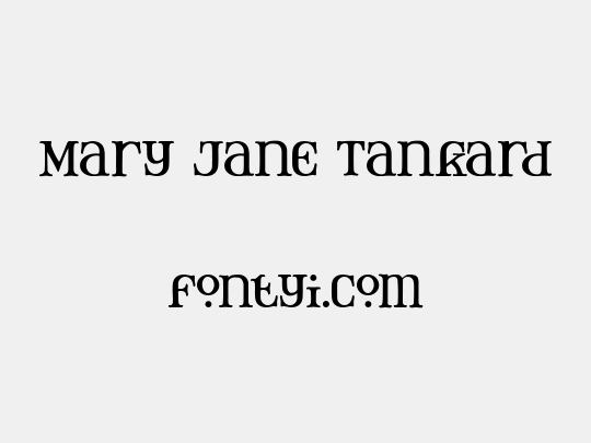 Mary Jane Tankard