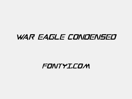 War Eagle Condensed