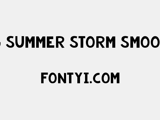 KG Summer Storm Smooth