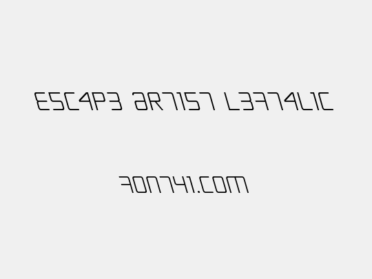 Escape Artist Leftalic