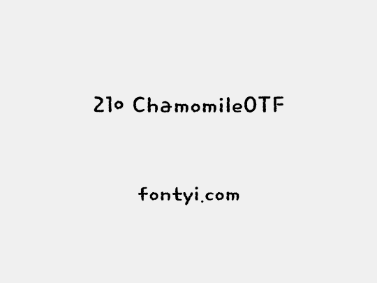 210 ChamomileOTF