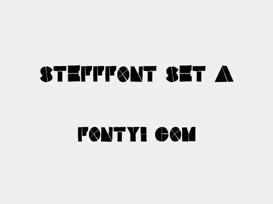 Stefffont Set A