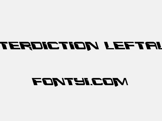 Interdiction Leftalic