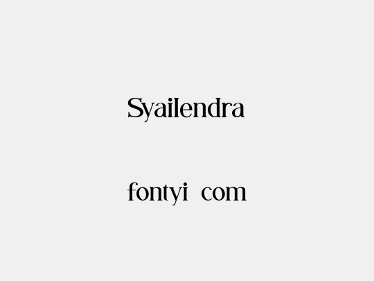 Syailendra