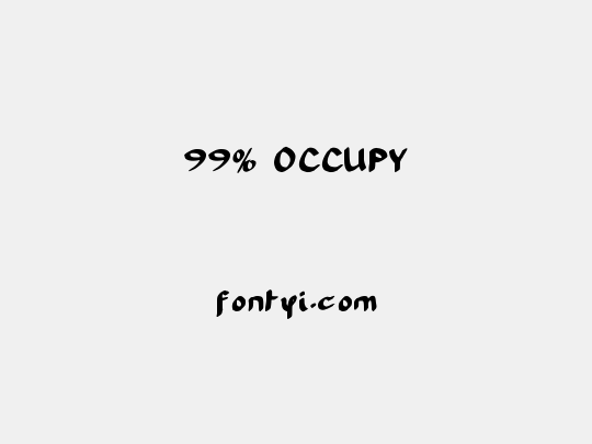 99% OCCUPY