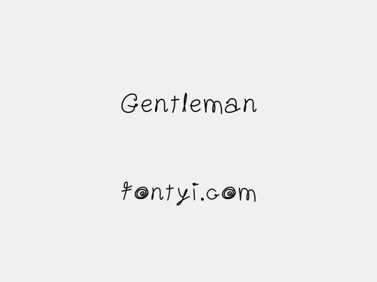Gentleman