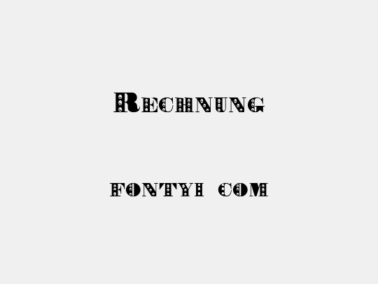 Rechnung