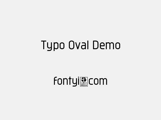Typo Oval Demo