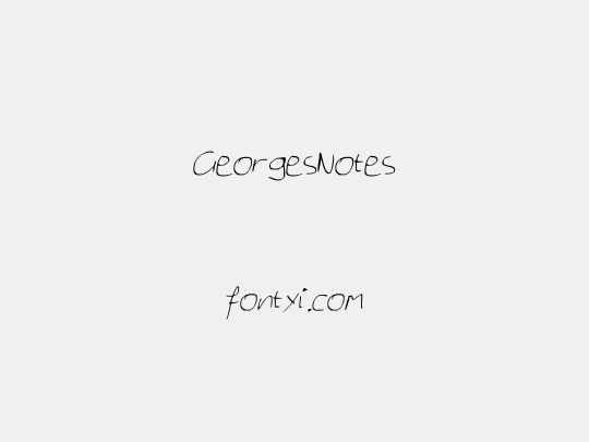 GeorgesNotes