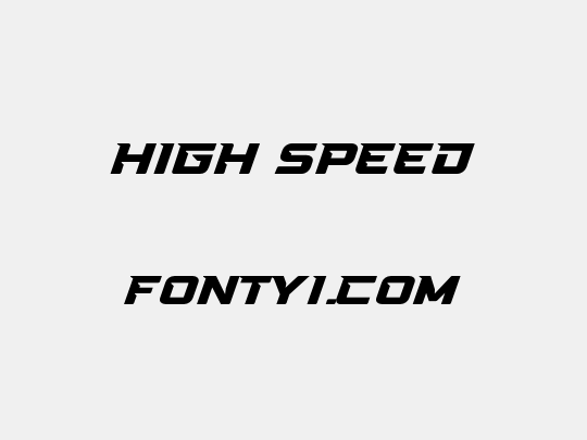 High Speed