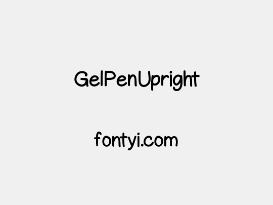 GelPenUpright